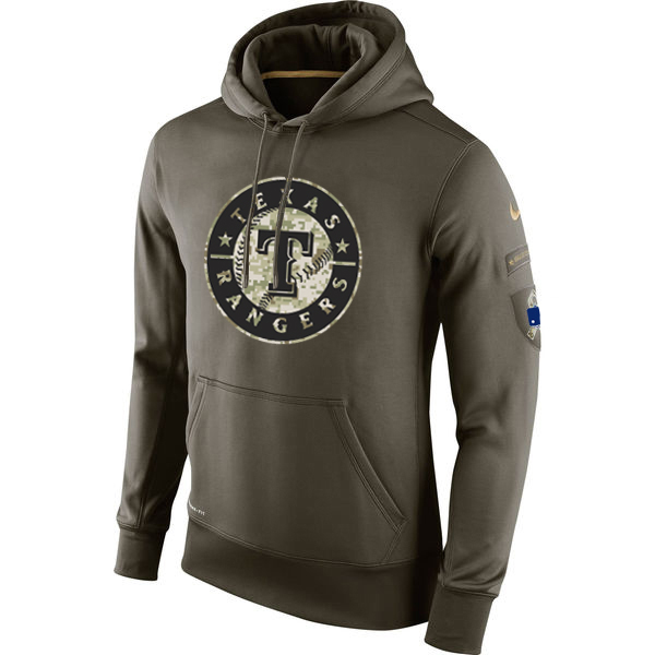 MLB Men Los Angeles Angels Nike Olive Salute To Service KO Performance Hoodie Green->chicago white sox->MLB Jersey